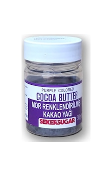 Şeker Sugar Renklendirilmiş Kakao Yağı 30gr Mor Diğer Şeker Sugar Renklendirilmiş Kakao Yağı 30gr Mor Diğer