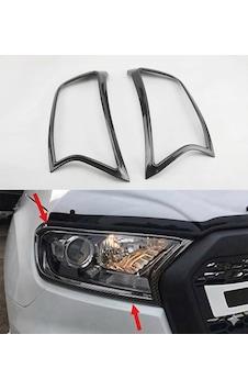 Ford Ranger T7 T8 2015-2022 Far Çerçevesi Karbon Ford Ranger T7 T8 2015-2022 Far Çerçevesi Karbon
