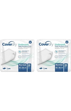 Coverdry Yetişkin Hasta Bezi 60 x 90 CM 2 x 30'lu Coverdry Yetişkin Hasta Bezi 60 x 90 CM 2 x 30'lu