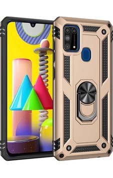 Galaxy M31 Kılıf Zore Vega Kapak Gold Galaxy M31 Kılıf Zore Vega Kapak Gold