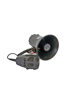 Elektronik Siren 3 Sesli Mikrofonlu Siyah 12V BR2744101 Elektronik Siren 3 Sesli Mikrofonlu Siyah 12V BR2744101