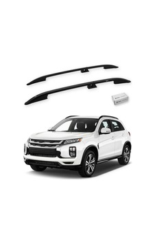 Turtle Mitsubishi Outlander Sport Mk3 2010-2022 Tavan Çıtası Crown Siyah