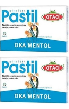 Otacı Oka Mentol Pastil 2 Adet Otacı Oka Mentol Pastil 2 Adet