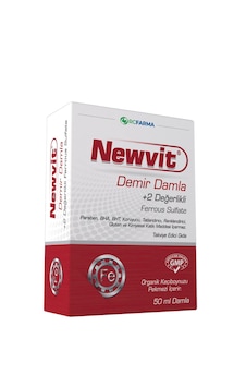 Newvit Demir Fe Damla Takviye Edici Gıda 50 ML Newvit Demir Fe Damla Takviye Edici Gıda 50 ML