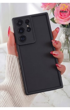 Fibaks Galaxy S25 Ultra Uyumlu Kılıf Kamera Korumalı Yumuşak Dokulu Darbe Emici Siyah Silikon Kapak Fibaks Galaxy S25 Ultra Uyumlu Kılıf Kamera Korumalı Yumuşak Dokulu Darbe Emici Siyah Silikon Kapak
