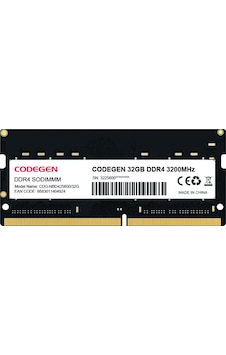 Codegen CDG-NBD425600/32G 32 GB DDR4 3200 MHz Notebook Ram