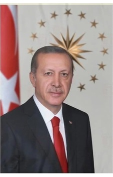 Rte - Cumhurbaşkanı Poster Bayrak 150x225 Standart