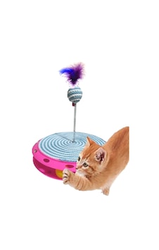 Tineke Tek Katlı Eğlenceli Kedi Oyuncağı ve Tırmalama Tahtası Tineke Tek Katlı Eğlenceli Kedi Oyuncağı ve Tırmalama Tahtası