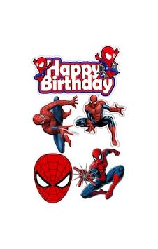 Örümcek Adam Yenilebilir Cupcake Ve Pasta Resim Baskı Örümcek Adam Yenilebilir Cupcake Ve Pasta Resim Baskı