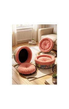 50 Cm Yuvarlak Kedi Yatağı-simit Kedi Yatağı- Küçük Irk Köpek Yatağı Pembe 50 Cm Yuvarlak Kedi Yatağı-simit Kedi Yatağı- Küçük Irk Köpek Yatağı Pembe