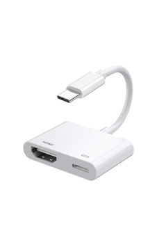 Lexroo Type-c To Pd100w + Hdmı 4k 30hz 2in1 Adaptör - Beyaz Lexroo Type-c To Pd100w + Hdmı 4k 30hz 2in1 Adaptör - Beyaz