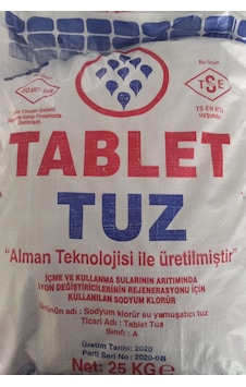 Tablet Tuz 25 Kg Su Arıtma ve Yumuşatma Tablet Tuz - İadesiz Ürün Tablet Tuz 25 Kg Su Arıtma ve Yumuşatma Tablet Tuz - İadesiz Ürün