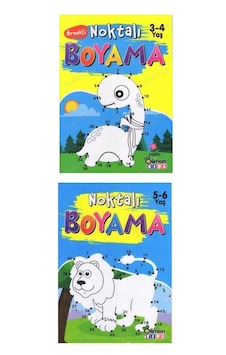 3-4 Ve 5-6 Yaş Noktalı Boyama 2 Kitap
