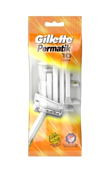 4 Adet Gillette Permatik Kullan At Tıraş Bıçağı 10'lu 4 Adet Gillette Permatik Kullan At Tıraş Bıçağı 10'lu