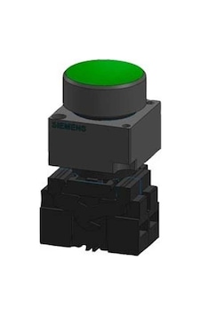 Siemens 3sb3606 0aa41 3sb3 Metal Seri 22mm Komple Işıklı Yeşil Buton 10a 1no