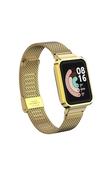Xiaomi Redmi Watch Mi Watch Lite Uyumlu Krd-59 Metal Omsy Kordon-gold Xiaomi Redmi Watch Mi Watch Lite Uyumlu Krd-59 Metal Omsy Kordon-gold
