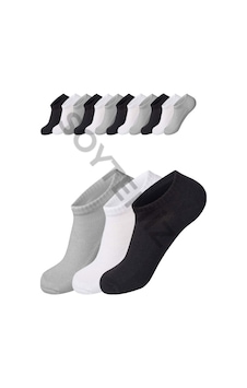 Soytemiz Unısex Cotton Görünmez Sneakers Spor Çorap 12 Çift Siyah Beyaz Gri Diğer Soytemiz Unısex Cotton Görünmez Sneakers Spor Çorap 12 Çift Siyah Beyaz Gri Diğer