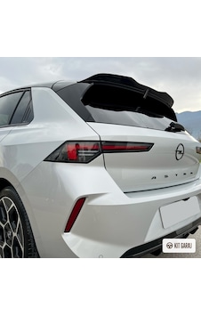 Kit Garaj Opel Astra L 2022+ Piano Black Spoiler Plastik Boyalı Kit Garaj Opel Astra L 2022+ Piano Black Spoiler Plastik Boyalı