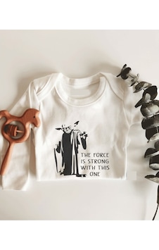 İmaj Tuğbababy Star Wars Master Yoda Uzun Kol Çıtçıtlı Organik Bebek Body Beyaz İmaj Tuğbababy Star Wars Master Yoda Uzun Kol Çıtçıtlı Organik Bebek Body Beyaz
