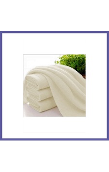 Bezos Banyo Havlusu Kadife Otel Ve Banyo Havlusu 70 X 140cm Krem Nıda