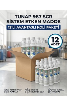 Tunap 987 Scr Sistem Etken Madde Adblue Katkısı 250 Ml 1 Koli - 12 Adet Tunap 987 Scr Sistem Etken Madde Adblue Katkısı 250 Ml 1 Koli - 12 Adet