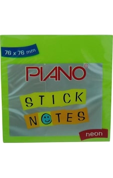 Piano Post-it 07 76x76 Neon Yeşil Piano Post-it 07 76x76 Neon Yeşil