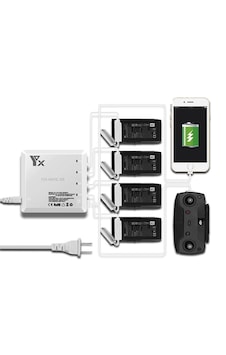 DJI Mavic Air 6 in 1 Çoklu Hızlı Pil Şarj Cihazı 2 USB Çıkışlı DJI Mavic Air 6 in 1 Çoklu Hızlı Pil Şarj Cihazı 2 USB Çıkışlı