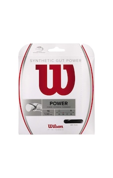 Wilson Synthetic Gut Power Raket Kordajı 1.30 MM Kordaj Siyah Wilson Synthetic Gut Power Raket Kordajı 1.30 MM Kordaj Siyah