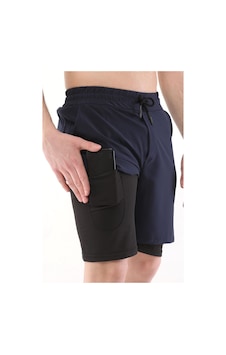 Ghassy Co. Ghassy Co Erkek Running Hızlı Kuruma Micropolyester Kısa Taytlı Şort 001 Lacivert Ghassy Co. Ghassy Co Erkek Running Hızlı Kuruma Micropolyester Kısa Taytlı Şort 001 Lacivert