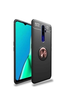 Oppo A9 2020 Kılıf Zore Ravel Silikon Kapak Siyah-Rose Gold Oppo A9 2020 Kılıf Zore Ravel Silikon Kapak Siyah-Rose Gold