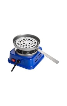 Mini Kare Elektrikli Nargile Kömürü Ocağı Mavi Mini Kare Elektrikli Nargile Kömürü Ocağı Mavi