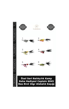 Özel Seri Balıkçılık Kamp Baba Hediyesi Captain 6045 Bee Bird 16gr Alabalık Kaşığı Özel Seri Balıkçılık Kamp Baba Hediyesi Captain 6045 Bee Bird 16gr Alabalık Kaşığı