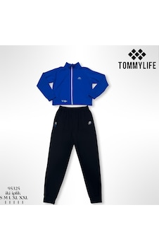 Tommy Life Kadın 2 İplik Eşofman Takımı Saks-siyah Saks - Siyah