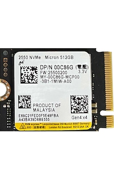 Micron 2550 512gb 22x30 M.2 Nvme SSD Micron 2550 512gb 22x30 M.2 Nvme SSD