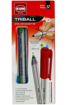 Pensan Trıball Tükenmez Kalem 1 MM Kırmızı 12'li Paket Pensan Trıball Tükenmez Kalem 1 MM Kırmızı 12'li Paket