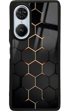 Reeder S19 Max Pro S Edge Yellow Carbon Tasarımlı Glossy Telefon Kılıfı Çok Renkli