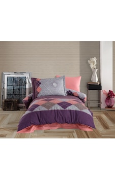 Hobby Tek Kişilik Poplin Nevresim Takımı Carilla Pembe Hobby Tek Kişilik Poplin Nevresim Takımı Carilla Pembe