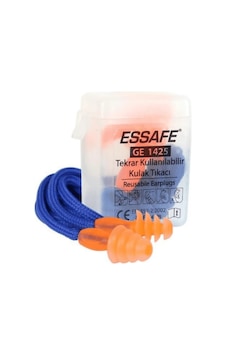 Essafe Ge 1425 Çam Tipi Kordonlu Ve Kutulu Kulak Tıkacı 34 Db 100'lü Paket Essafe Ge 1425 Çam Tipi Kordonlu Ve Kutulu Kulak Tıkacı 34 Db 100'lü Paket