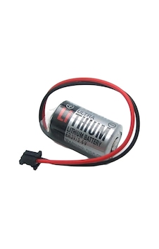 Toshiba Er3v 3. 6v 1/2aa Size Lithium Pil - Siyah Soket