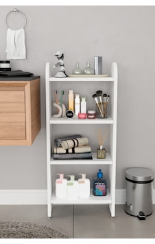 Alpaevmobilya Modern 4 Raflı Oval Kesim Banyo Düzenleyici Raf Metal Ayaklı Çok Amaçlı Raf Banyo Dolabı Açık Dolap Beyaz Alpaevmobilya Modern 4 Raflı Oval Kesim Banyo Düzenleyici Raf Metal Ayaklı Çok Amaçlı Raf Banyo Dolabı Açık Dolap Beyaz