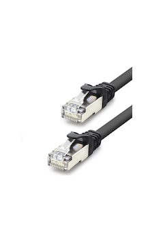 Cat7 Ethernet Patch Kablosu 10 Gbps 600 Mhz 15 M - Siyah Hdx5095