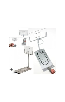 Eğlenceli Metal Basketbol Oyunu 21x25.5 Cm Ofis Ve Ev İçin