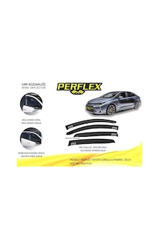 Perflex Pd4-ty10 Cam Ruzgarlıgı Mugen Tıp 4 Parca Toyota Corolla Dynamıc 2013-2018 Perflex Pd4-ty10 Cam Ruzgarlıgı Mugen Tıp 4 Parca Toyota Corolla Dynamıc 2013-2018