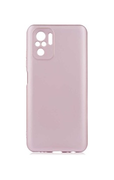 Xiaomi Redmi Note 10s Kılıf Zore Premier Silikon Kapak Rose Gold