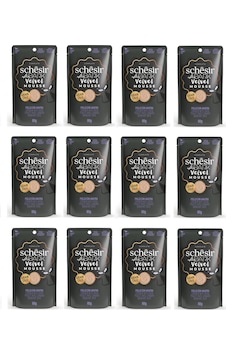 Schesir After Dark Tavuk Ve Ördekli Pouch Mousse Kedi Yaş Mama 80 Gr. X 12 Adet Schesir After Dark Tavuk Ve Ördekli Pouch Mousse Kedi Yaş Mama 80 Gr. X 12 Adet