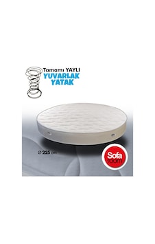Sofaroom Sofaroom Yuvarlak Yatak-225 CM Çapında