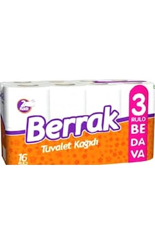 Berrak Tuvalet Kağıdı 16 Rulo Berrak Tuvalet Kağıdı 16 Rulo