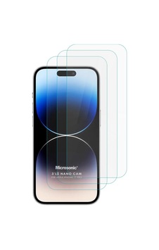 Microsonic Apple Uyumlu iPhone 15 Pro Screen Protector Nano Glass Cam Ekran Koruyucu 3 Lü Paket Microsonic Apple Uyumlu iPhone 15 Pro Screen Protector Nano Glass Cam Ekran Koruyucu 3 Lü Paket