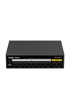 Ruıjıe Reyee Rg-es110f-p 8 Port 10/100 + 2x 10/100 Rj45 Uplınk Metal Kasa 110w Poe Swıtch Bezos1 Ruıjıe Reyee Rg-es110f-p 8 Port 10/100 + 2x 10/100 Rj45 Uplınk Metal Kasa 110w Poe Swıtch Bezos1
