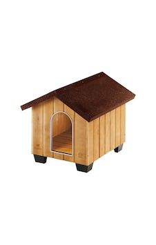 Domus Ahşap Çatılı Köpek Kulübesi Small 61x74,5x55 Cm Domus Ahşap Çatılı Köpek Kulübesi Small 61x74,5x55 Cm